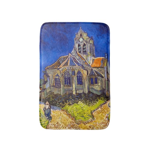 Vincent van Gogh _ The Church at Auvers Bath Mat