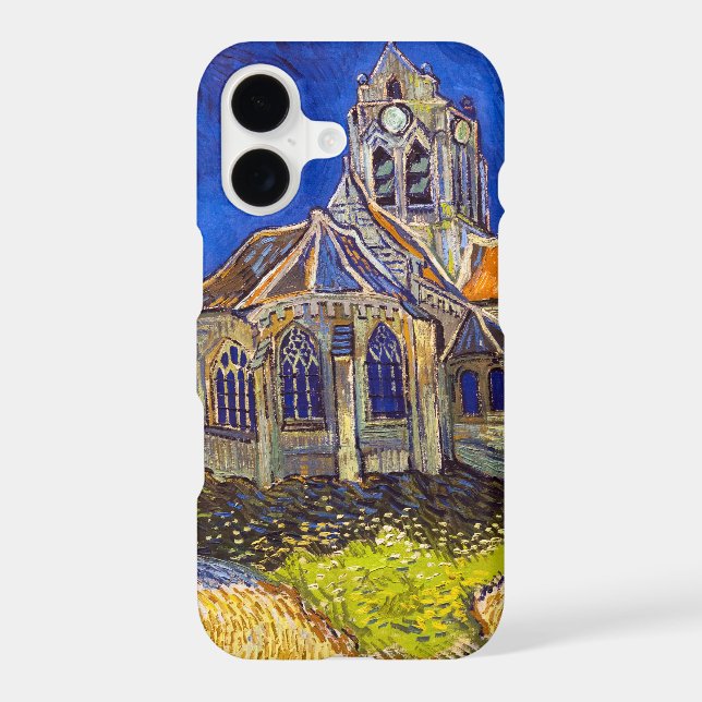 Vincent van Gogh - The Church at Auvers Case-Mate iPhone Case (Back)