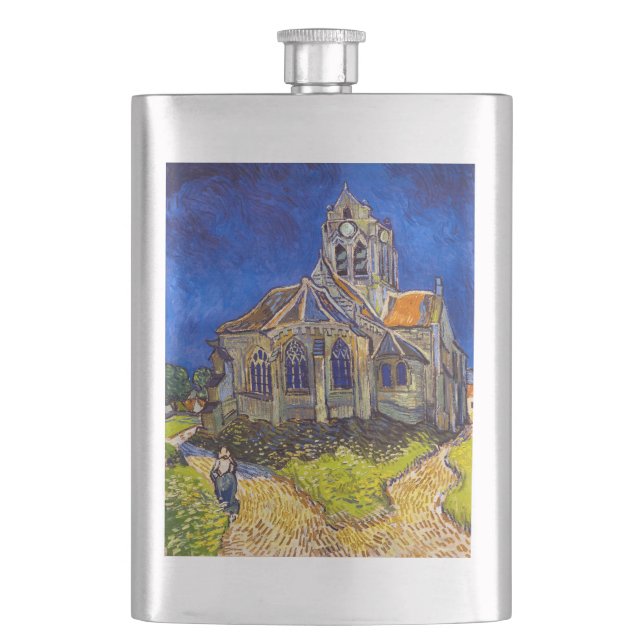 Vincent van Gogh - The Church at Auvers Flask (Front)