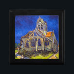 Vincent van Gogh - The Church at Auvers Gift Box<br><div class="desc">The Church at Auvers / l'Eglise à Auvers-sur-oise by Vincent Van Gogh in 1890</div>