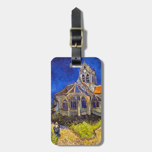 Vincent van Gogh _ The Church at Auvers Luggage Tag