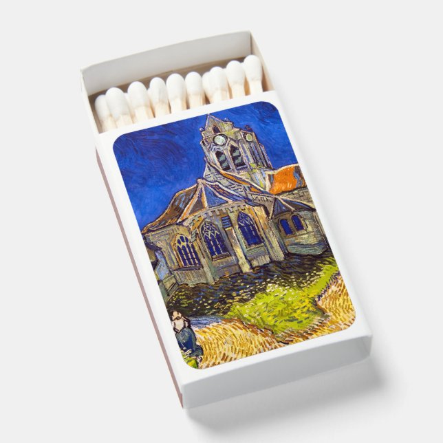 Vincent van Gogh - The Church at Auvers Matchboxes (Front Open)