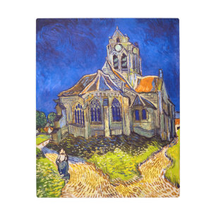 Vincent van Gogh - The Church at Auvers Metal Print