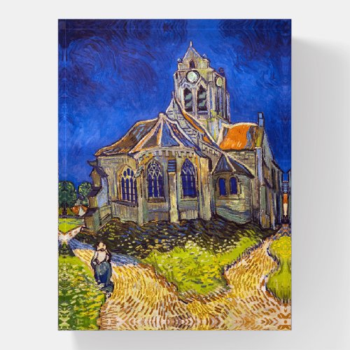 Vincent van Gogh _ The Church at Auvers Paperweight