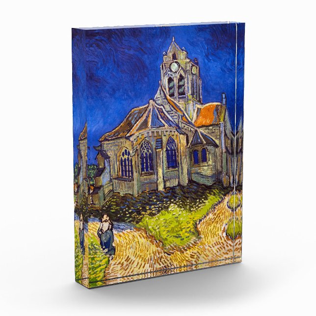 Vincent van Gogh - The Church at Auvers Photo Block (Left)