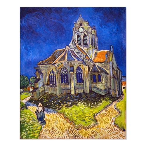 Vincent van Gogh _ The Church at Auvers Photo Print