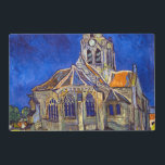 Vincent van Gogh - The Church at Auvers Placemat<br><div class="desc">The Church at Auvers / l'Eglise à Auvers-sur-oise by Vincent Van Gogh in 1890</div>
