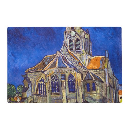 Vincent van Gogh _ The Church at Auvers Placemat