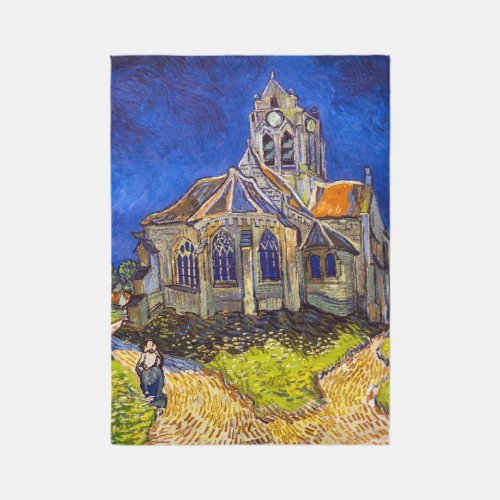 Vincent van Gogh _ The Church at Auvers Rug