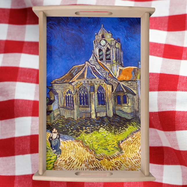 Vincent van Gogh - The Church at Auvers Serving Tray (Creator Uploaded)
