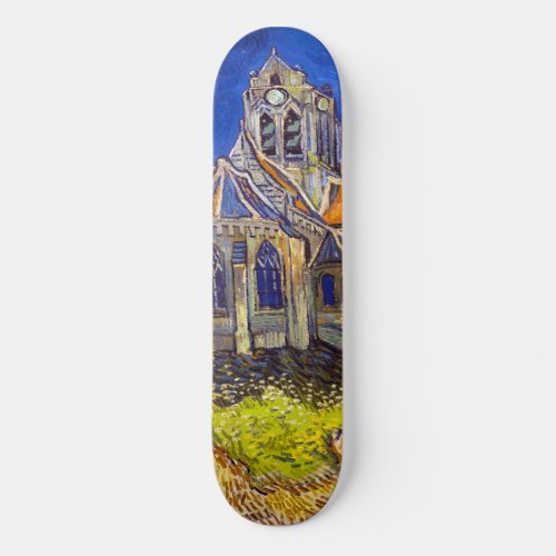 Vincent van Gogh _ The Church at Auvers Skateboard