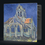 Vincent van Gogh | The Church at Auvers-sur-Oise 3 Ring Binder<br><div class="desc">The Church at Auvers-sur-Oise,  1890 | by Vincent van Gogh | Art Location: Musee d'Orsay,  Paris,  France | Dutch Artist | Image Collection Number: XIR33823</div>