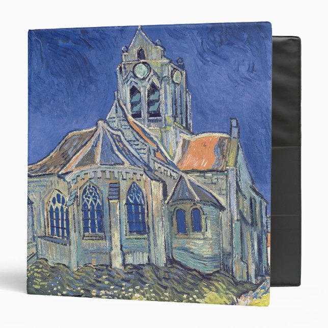 Vincent van Gogh | The Church at Auvers-sur-Oise 3 Ring Binder (Front/Inside)