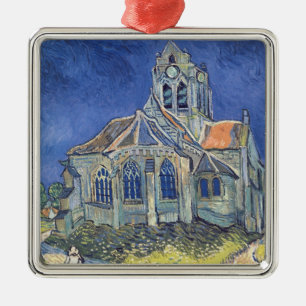 Vincent van Gogh The Church at Auvers-sur-Oise Metal Ornament