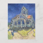 Vincent van Gogh | The Church at Auvers-sur-Oise Postcard<br><div class="desc">The Church at Auvers-sur-Oise,  1890 | by Vincent van Gogh | Art Location: Musee d'Orsay,  Paris,  France | Dutch Artist | Image Collection Number: XIR33823</div>