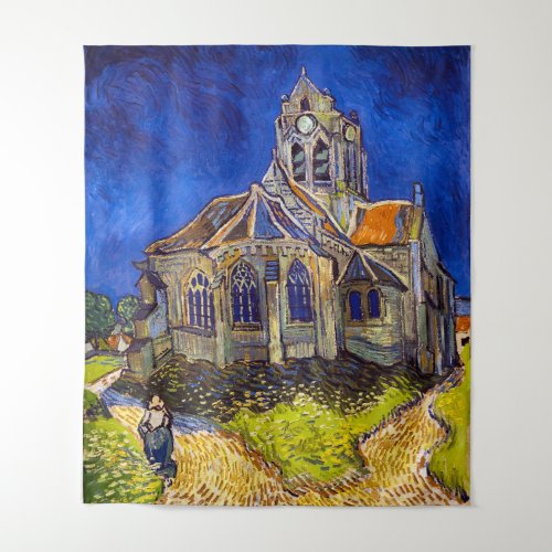 Vincent van Gogh _ The Church at Auvers Tapestry