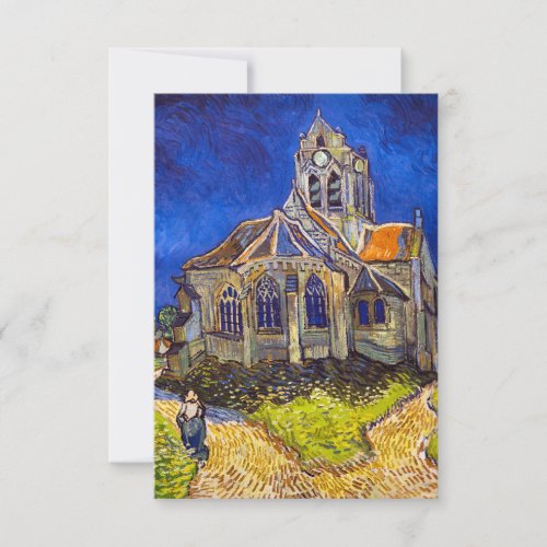 Vincent van Gogh _ The Church at Auvers Thank You Card