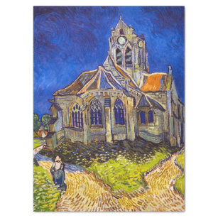 Vincent van Gogh - The Church at Auvers Tissue Paper