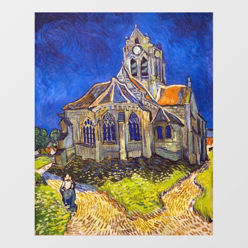 Vincent van Gogh _ The Church at Auvers Wall Decal