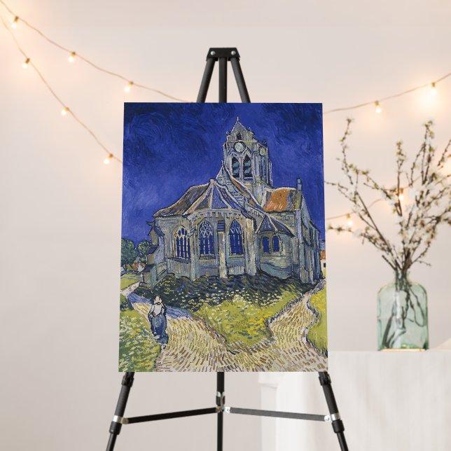 Vincent Van Gogh, The Church in Auvers Foam Board (In Situ (Stand))
