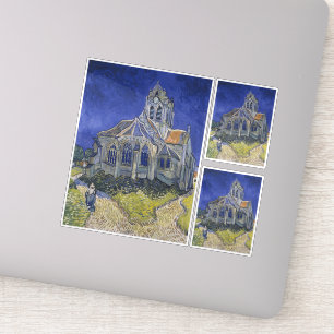 Vincent Van Gogh, The Church in Auvers Sticker