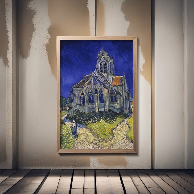 Vincent Van Gogh, The Church in Auvers Wall Decal (Creator Uploaded)