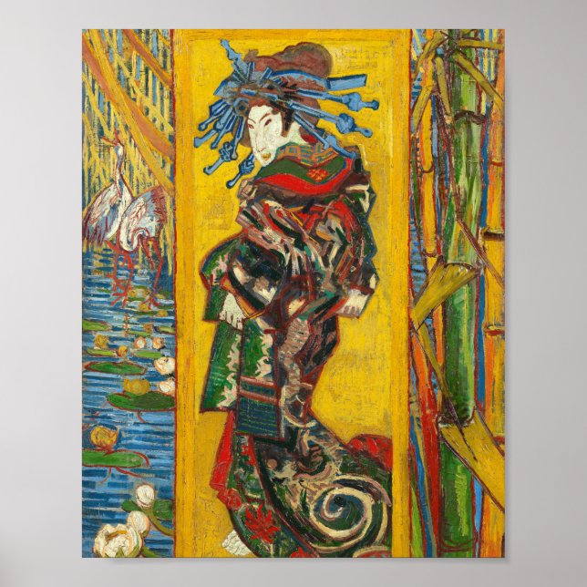 Vincent Van Gogh The Courtesan after Eisen Poster (Front)