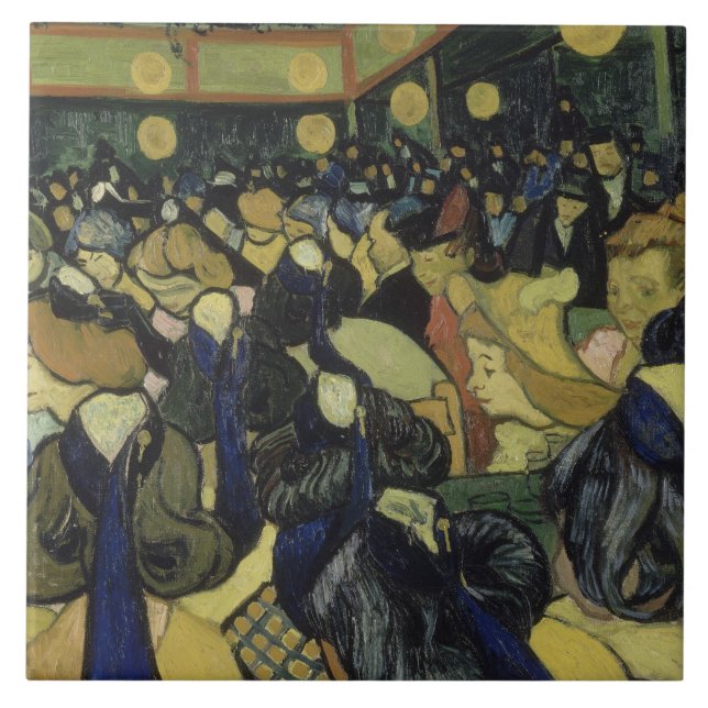 Vincent van Gogh - The Dance Hall in Arles Ceramic Tile (Front)