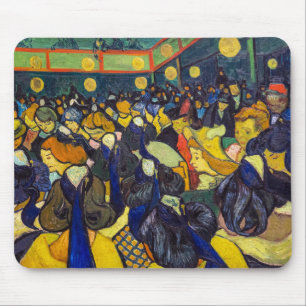 Vincent van Gogh - The Dance Hall in Arles Mouse Pad