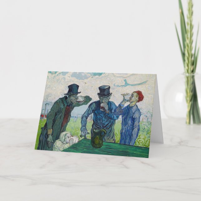 Vincent van Gogh - The Drinkers, after Daumier Card (Front)