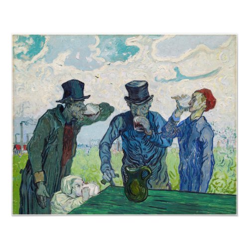 Vincent van Gogh _ The Drinkers after Daumier Photo Print