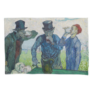 Vincent van Gogh - The Drinkers, after Daumier Pillow Case