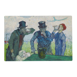 Vincent van Gogh - The Drinkers, after Daumier Placemat