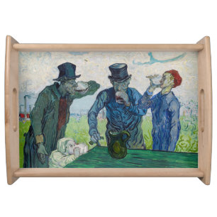 Vincent van Gogh - The Drinkers, after Daumier Serving Tray