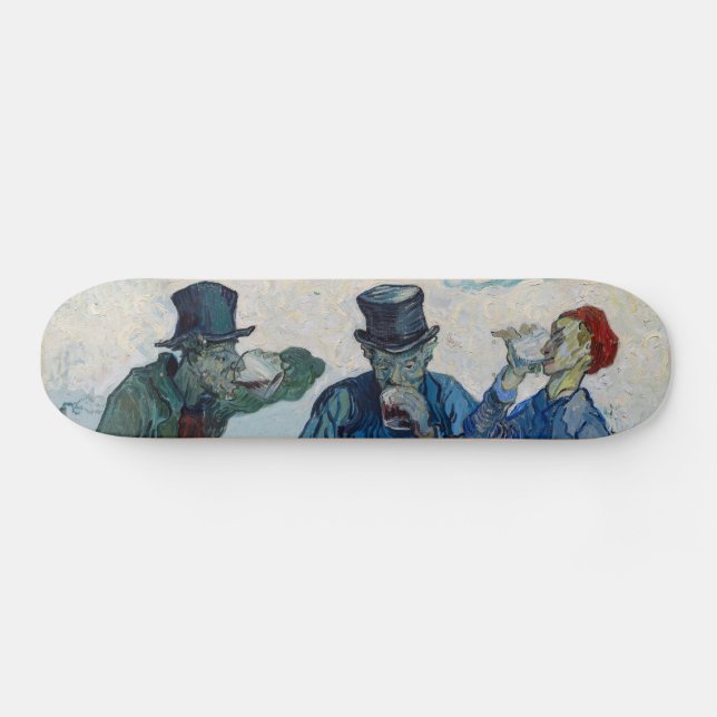 Vincent van Gogh - The Drinkers, after Daumier Skateboard (Horz)