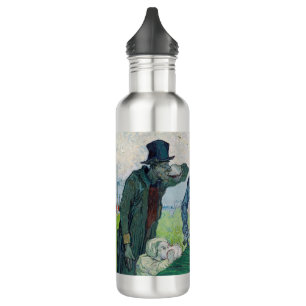 Vincent van Gogh - The Drinkers, after Daumier Stainless Steel Water Bottle