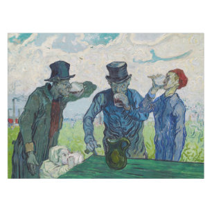 Vincent van Gogh - The Drinkers, after Daumier Tablecloth
