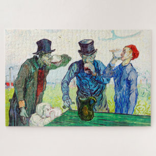 Vincent Van Gogh The Drinkers Fine Art Jigsaw Puzzle