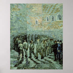 Vincent van Gogh The Exercise Yard Poster