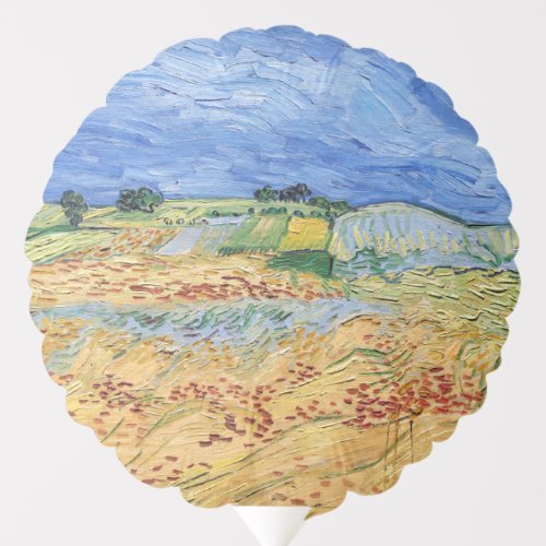 Vincent van Gogh _ The fields  Plain at Auvers Balloon