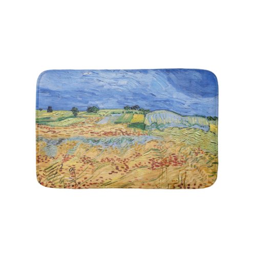 Vincent van Gogh _ The fields  Plain at Auvers Bath Mat