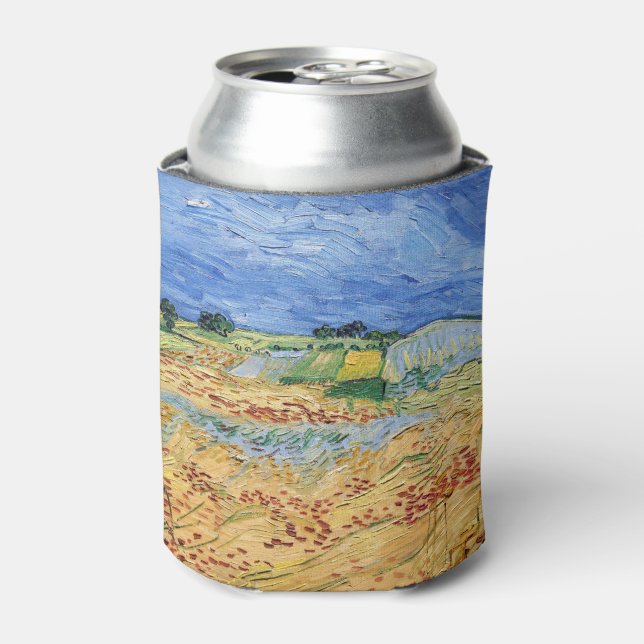 Vincent van Gogh - The fields / Plain at Auvers Can Cooler (Can Front)