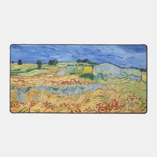 Vincent van Gogh _ The fields  Plain at Auvers Desk Mat