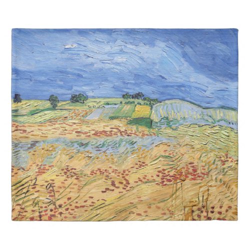 Vincent van Gogh _ The fields  Plain at Auvers Duvet Cover