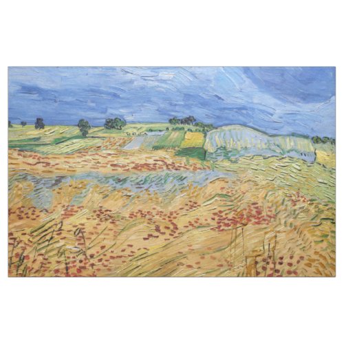 Vincent van Gogh _ The fields  Plain at Auvers Fabric