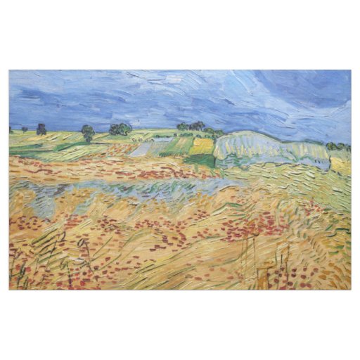 Vincent van Gogh - The fields / Plain at Auvers Fabric