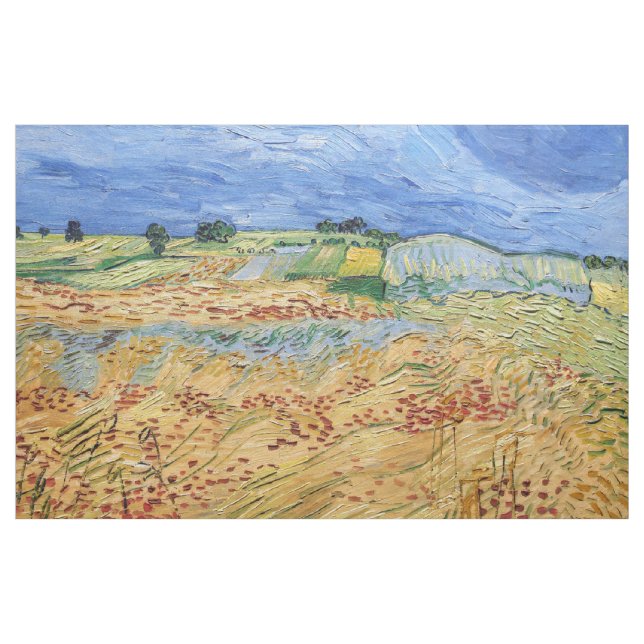 Vincent van Gogh - The fields / Plain at Auvers Fabric (Yard)