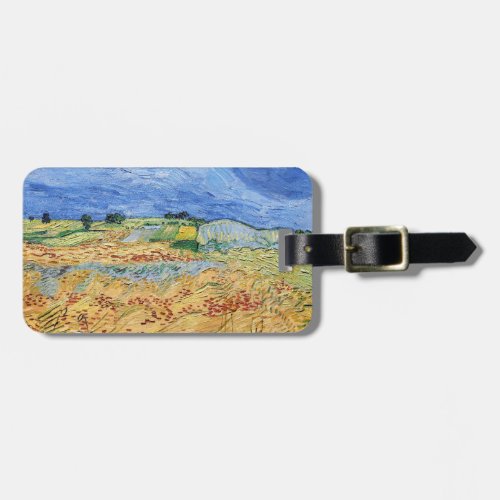 Vincent van Gogh _ The fields  Plain at Auvers Luggage Tag