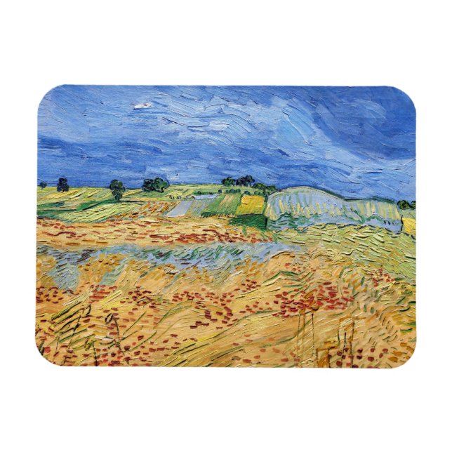 Vincent van Gogh - The fields / Plain at Auvers Magnet (Horizontal)