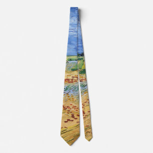 Vincent van Gogh - The fields / Plain at Auvers Neck Tie